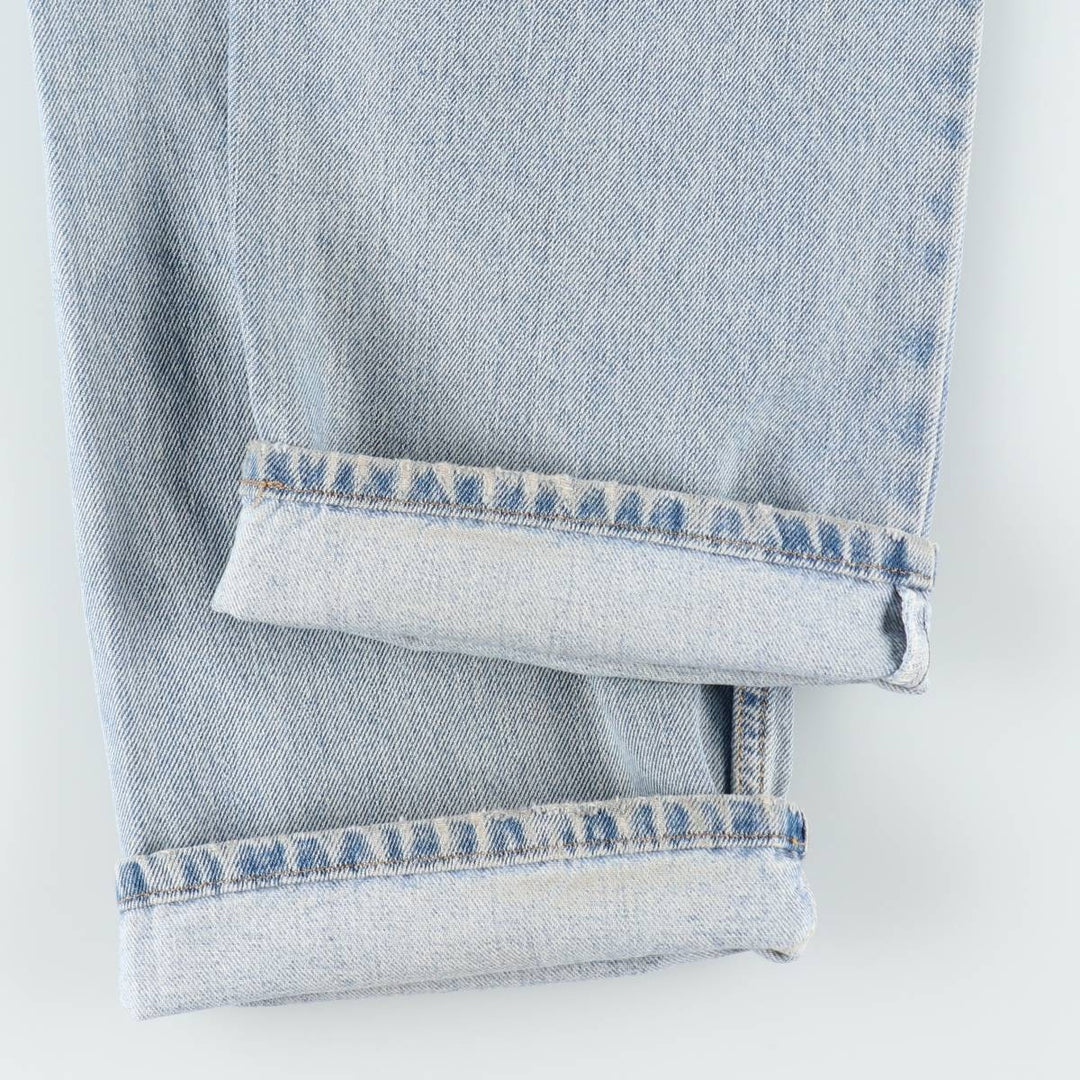 Levi's 505 REGULAR FIT tapered denim pants for men, size w35 cotton blue type Vintage Second Hand