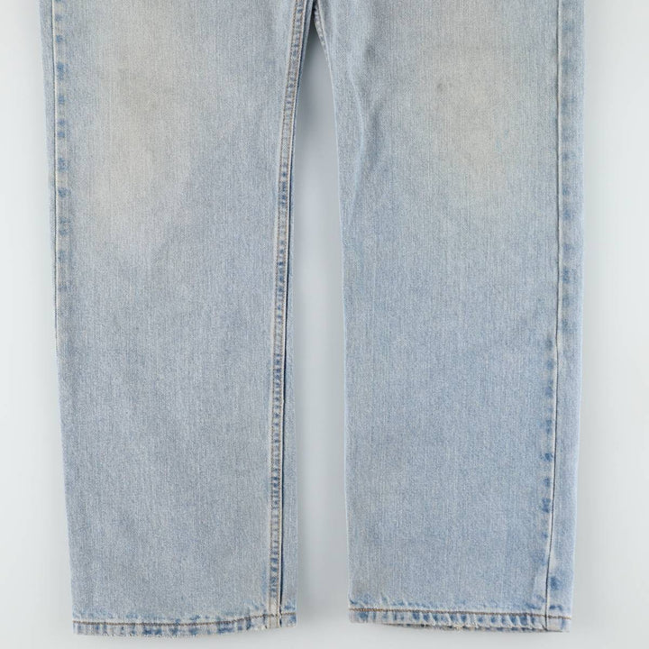 Levi's 505 REGULAR FIT tapered denim pants for men, size w35 cotton blue type Vintage Second Hand