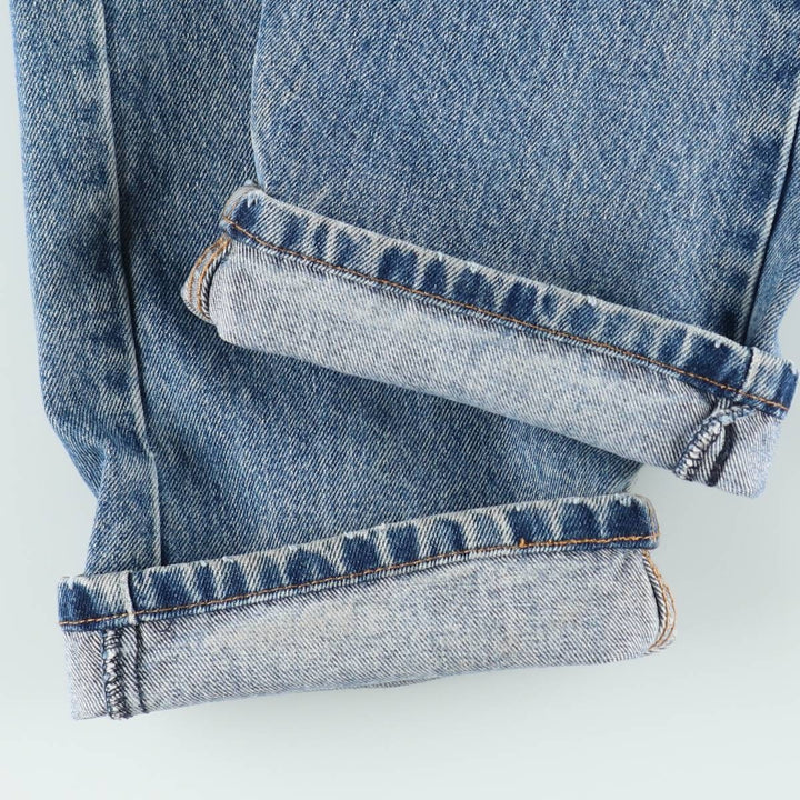 Levi's 505 tapered denim pants for men, equivalent to w35 cotton blue type Vintage Second Hand