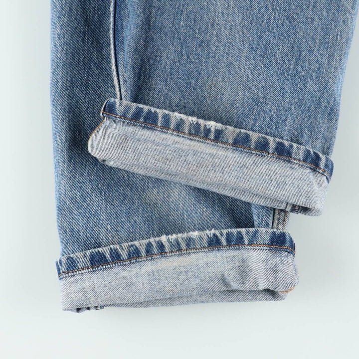 Levi's 505 tapered denim pants for men, equivalent to w35 cotton blue type Vintage Second Hand