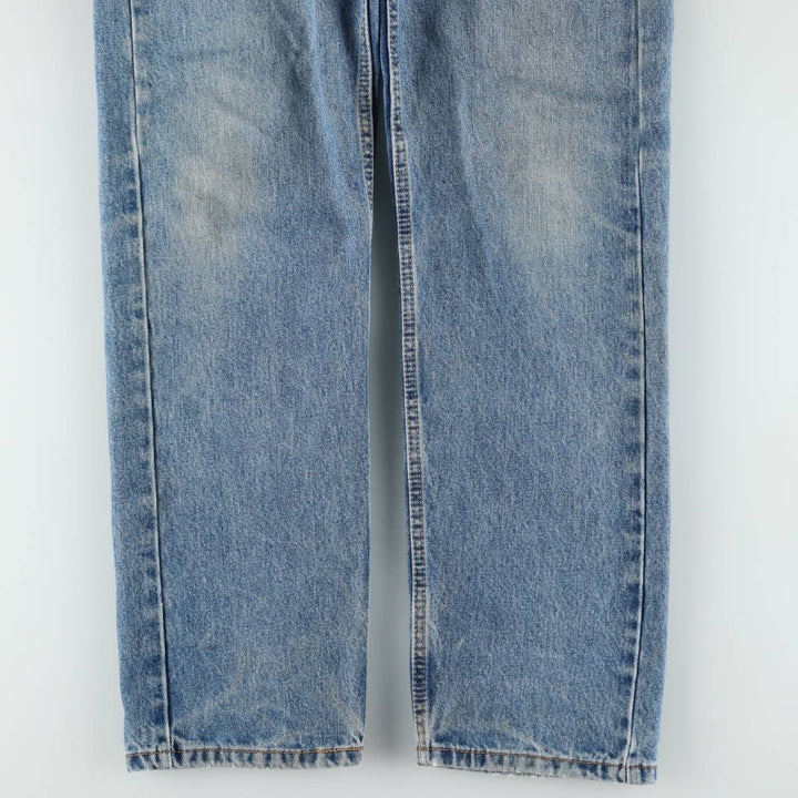 Levi's 505 tapered denim pants for men, equivalent to w35 cotton blue type Vintage Second Hand