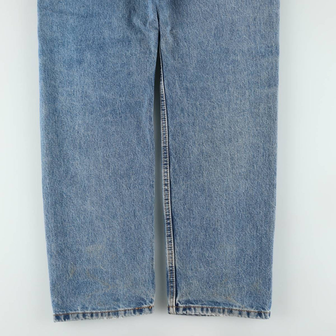 Levi's 505 tapered denim pants for men, equivalent to w35 cotton blue type Vintage Second Hand