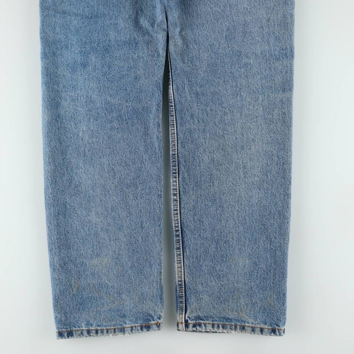 Levi's 505 tapered denim pants for men, equivalent to w35 cotton blue type Vintage Second Hand