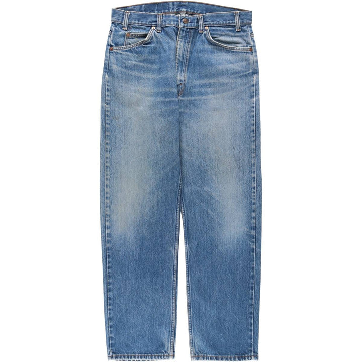 Vintage Levi's 505 Orange Tab Tapered Denim Pants, Men's Size 34 unclear blue type Vintage Second Hand
