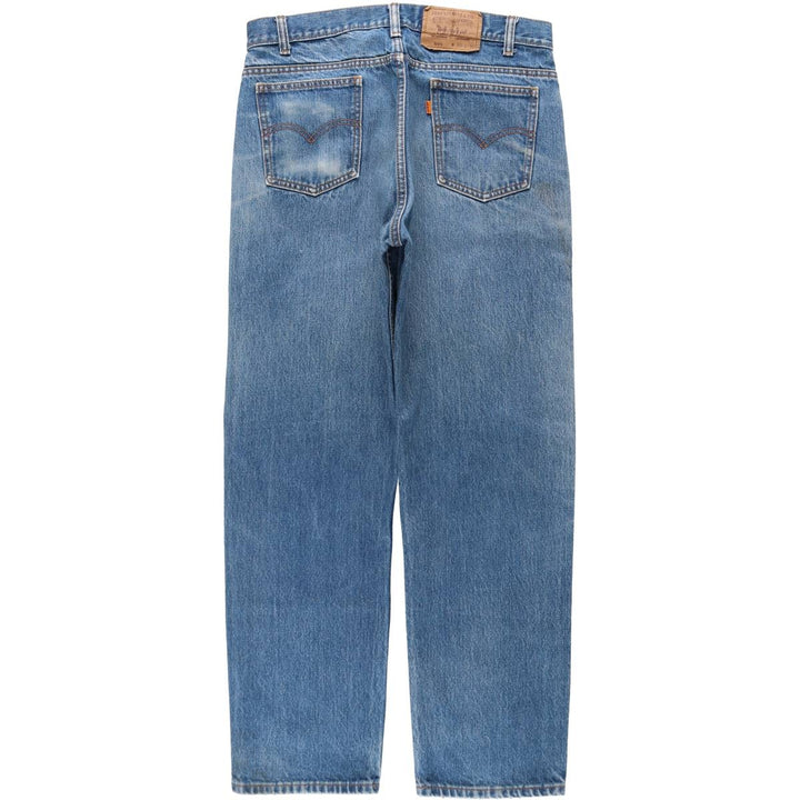 Vintage Levi's 505 Orange Tab Tapered Denim Pants, Men's Size 34 unclear blue type Vintage Second Hand