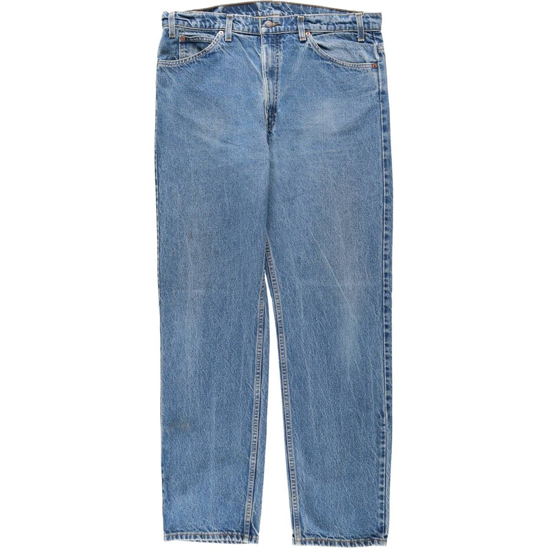 1990'S Levi's 505 Regular Fit Straight Leg Tapered Denim Pants, Men's Size W37 (approx.), Vintage cotton blue type Vintage Second Hand