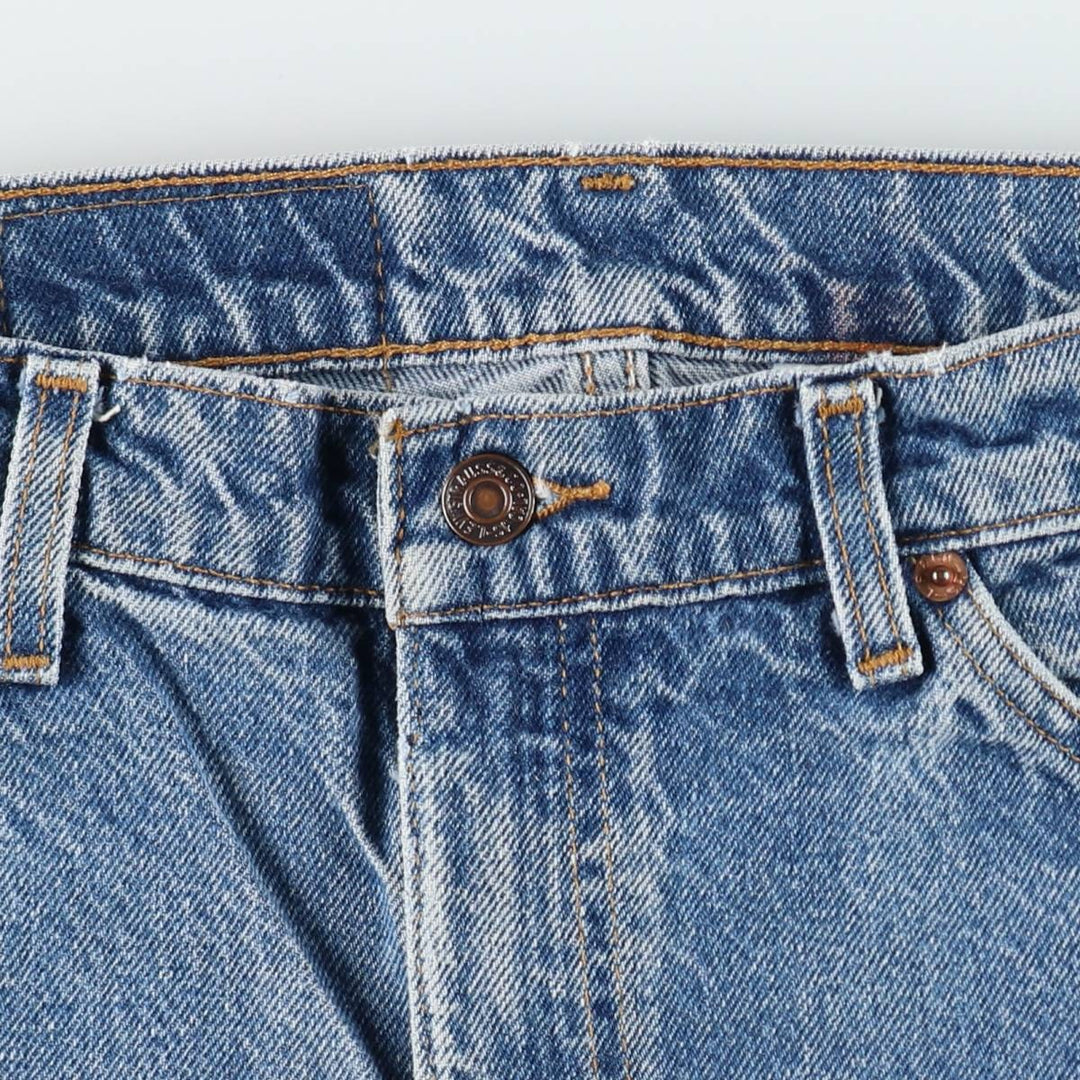 1990'S Levi's 505 Regular Fit Straight Leg Tapered Denim Pants, Men's Size W37 (approx.), Vintage cotton blue type Vintage Second Hand