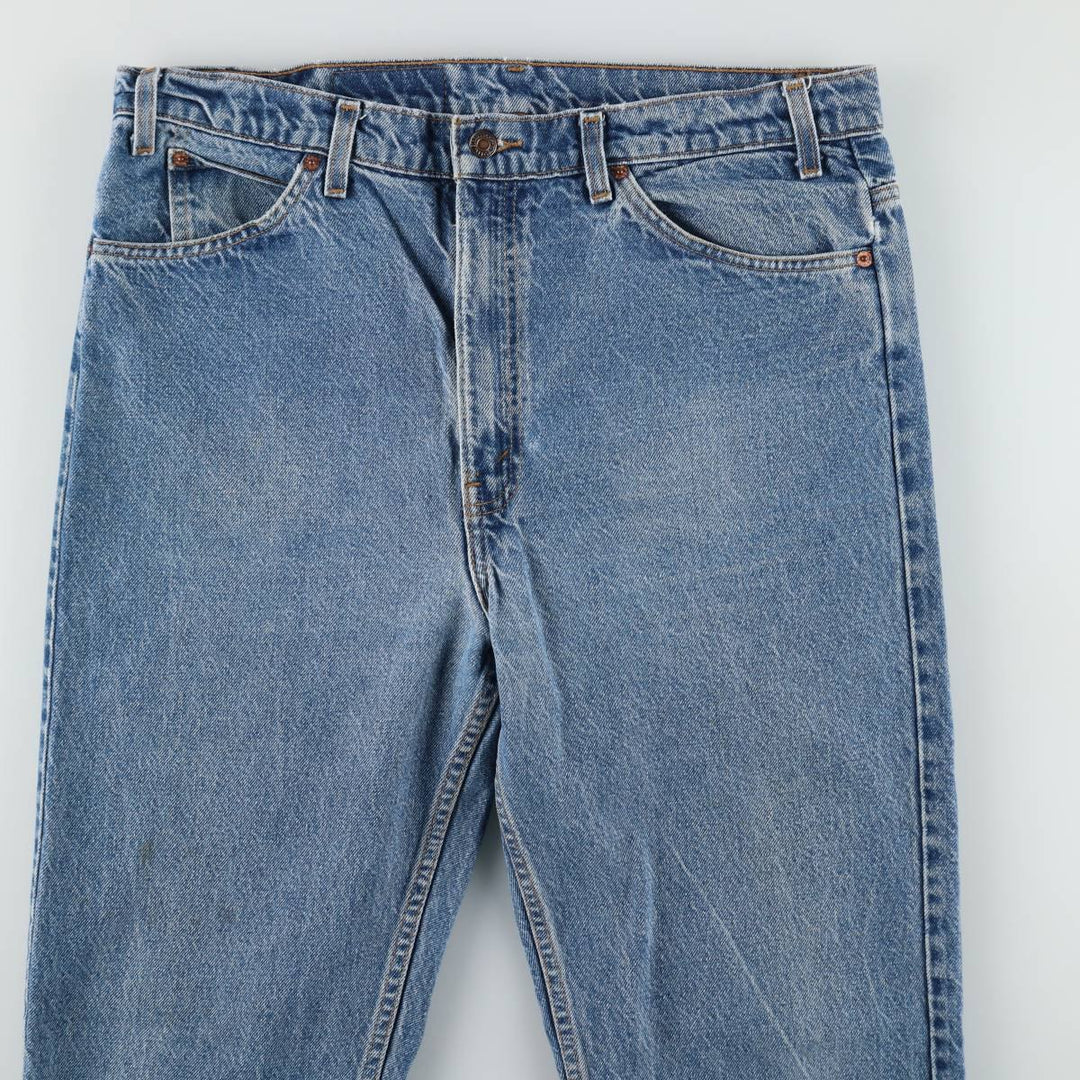 1990'S Levi's 505 Regular Fit Straight Leg Tapered Denim Pants, Men's Size W37 (approx.), Vintage cotton blue type Vintage Second Hand