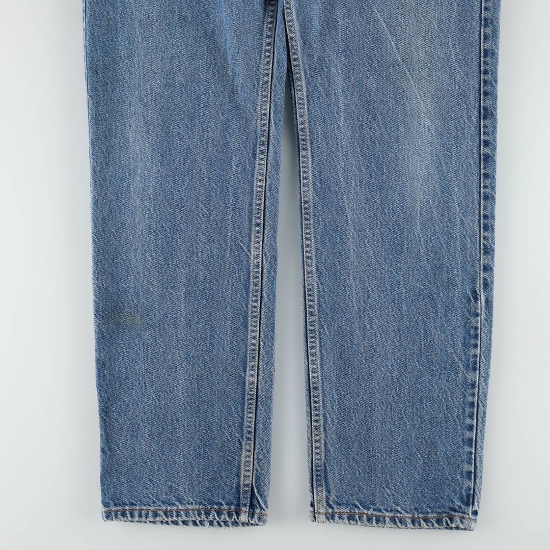1990'S Levi's 505 Regular Fit Straight Leg Tapered Denim Pants, Men's Size W37 (approx.), Vintage cotton blue type Vintage Second Hand