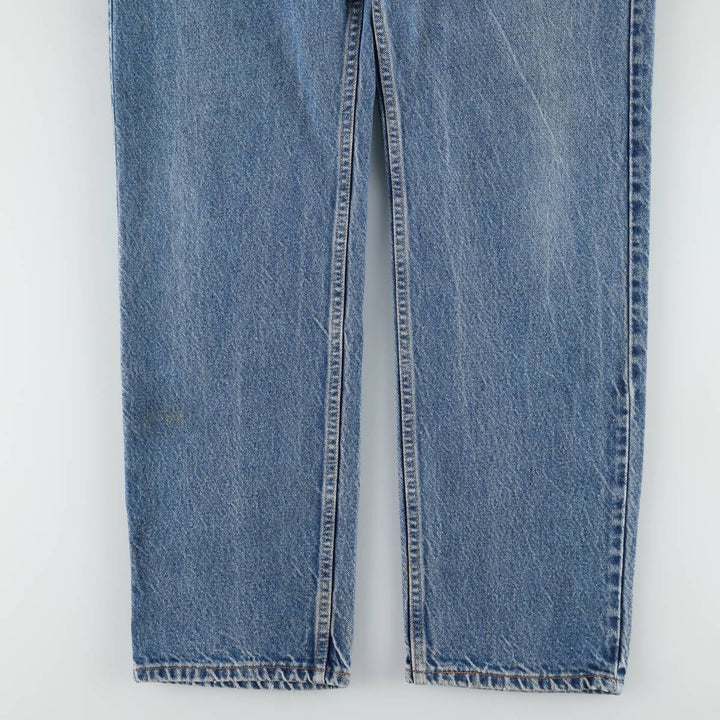 1990'S Levi's 505 Regular Fit Straight Leg Tapered Denim Pants, Men's Size W37 (approx.), Vintage cotton blue type Vintage Second Hand
