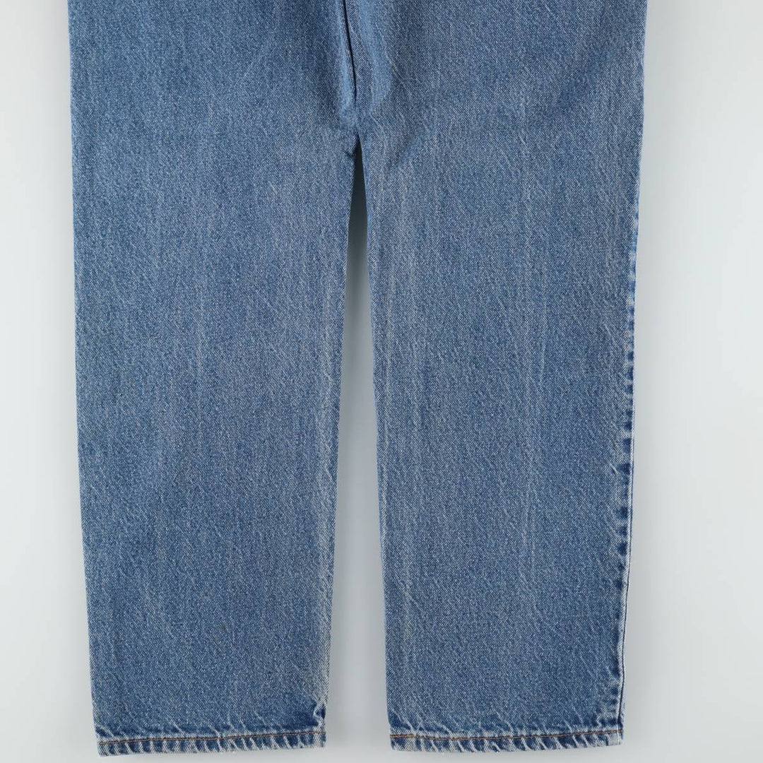 1990'S Levi's 505 Regular Fit Straight Leg Tapered Denim Pants, Men's Size W37 (approx.), Vintage cotton blue type Vintage Second Hand