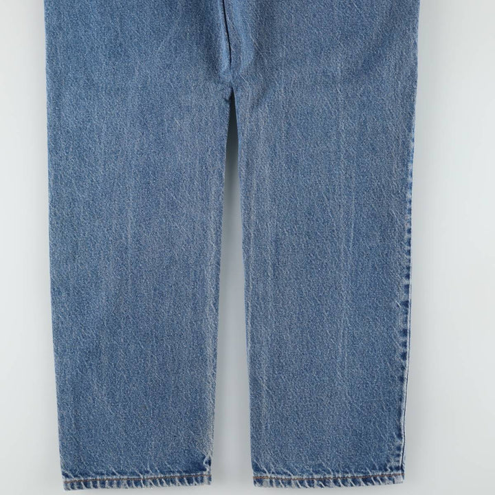 1990'S Levi's 505 Regular Fit Straight Leg Tapered Denim Pants, Men's Size W37 (approx.), Vintage cotton blue type Vintage Second Hand