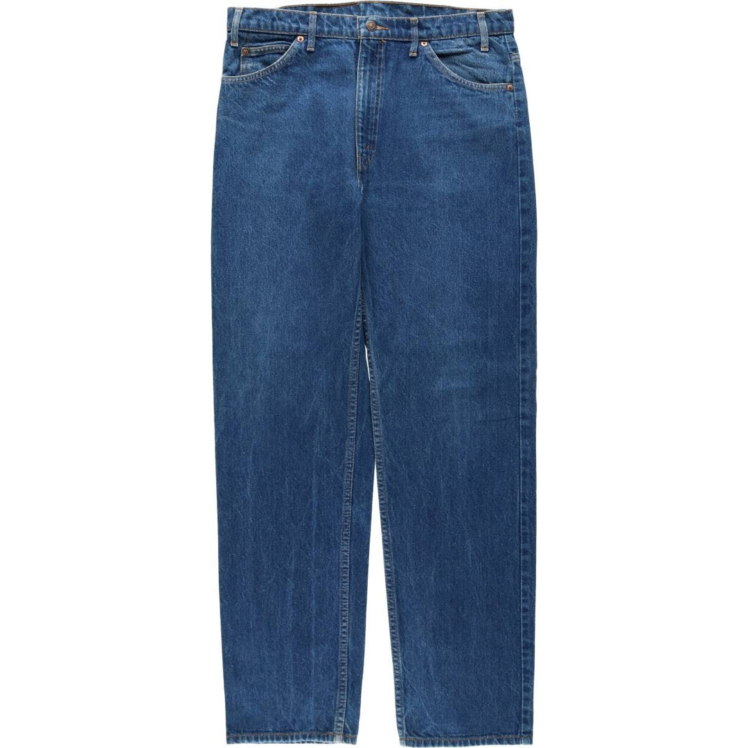 1990'S Levi's 40505-0215 Orange Tab Tapered Denim Pants, Men's W35 (approx.), Vintage cotton blue type Vintage Second Hand