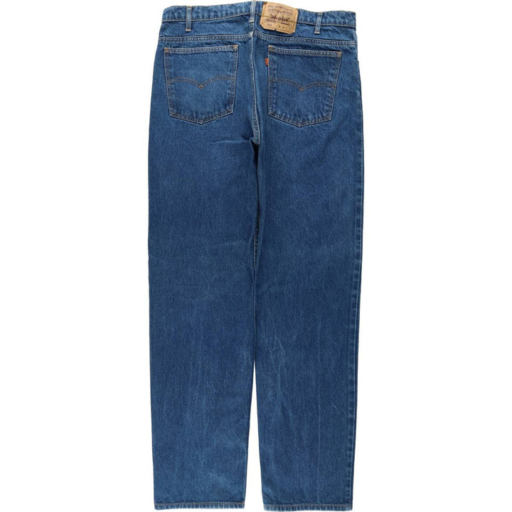 1990'S Levi's 40505-0215 Orange Tab Tapered Denim Pants, Men's W35 (approx.), Vintage cotton blue type Vintage Second Hand