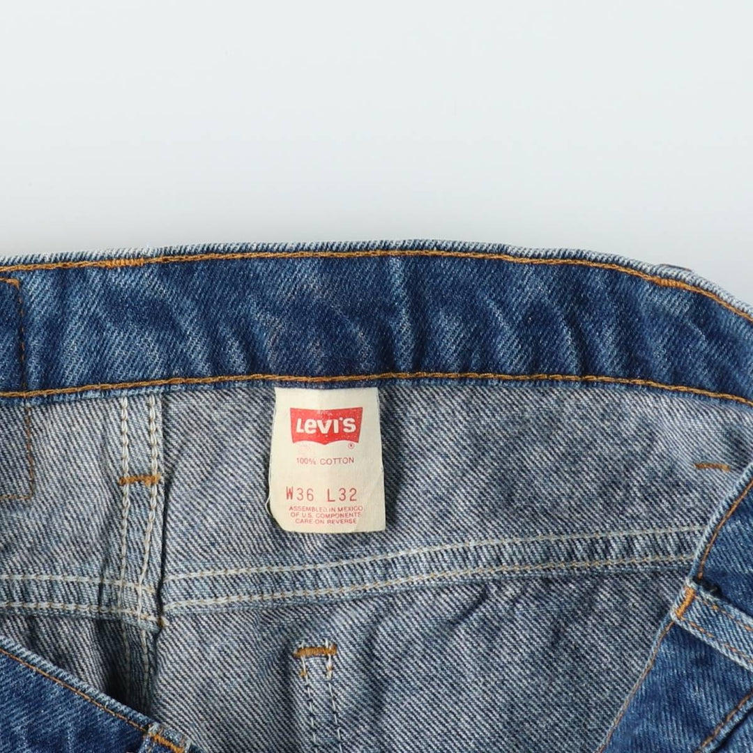 1990'S Levi's 40505-0215 Orange Tab Tapered Denim Pants, Men's W35 (approx.), Vintage cotton blue type Vintage Second Hand