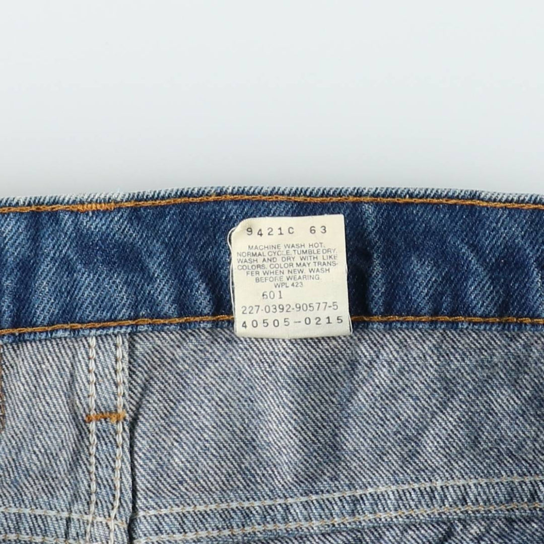 1990'S Levi's 40505-0215 Orange Tab Tapered Denim Pants, Men's W35 (approx.), Vintage cotton blue type Vintage Second Hand