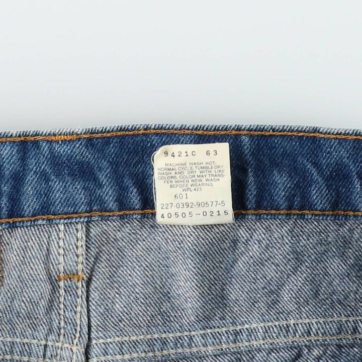 1990'S Levi's 40505-0215 Orange Tab Tapered Denim Pants, Men's W35 (approx.), Vintage cotton blue type Vintage Second Hand