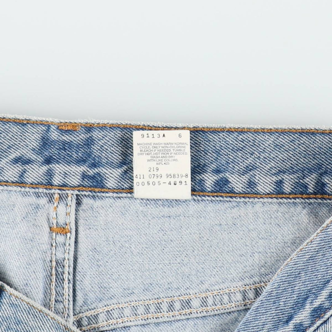 1990'S Levi's 505-4891 Regular Fit Tapered Denim Pants, Men's Size W34 (approx.), Vintage cotton blue type Vintage Second Hand
