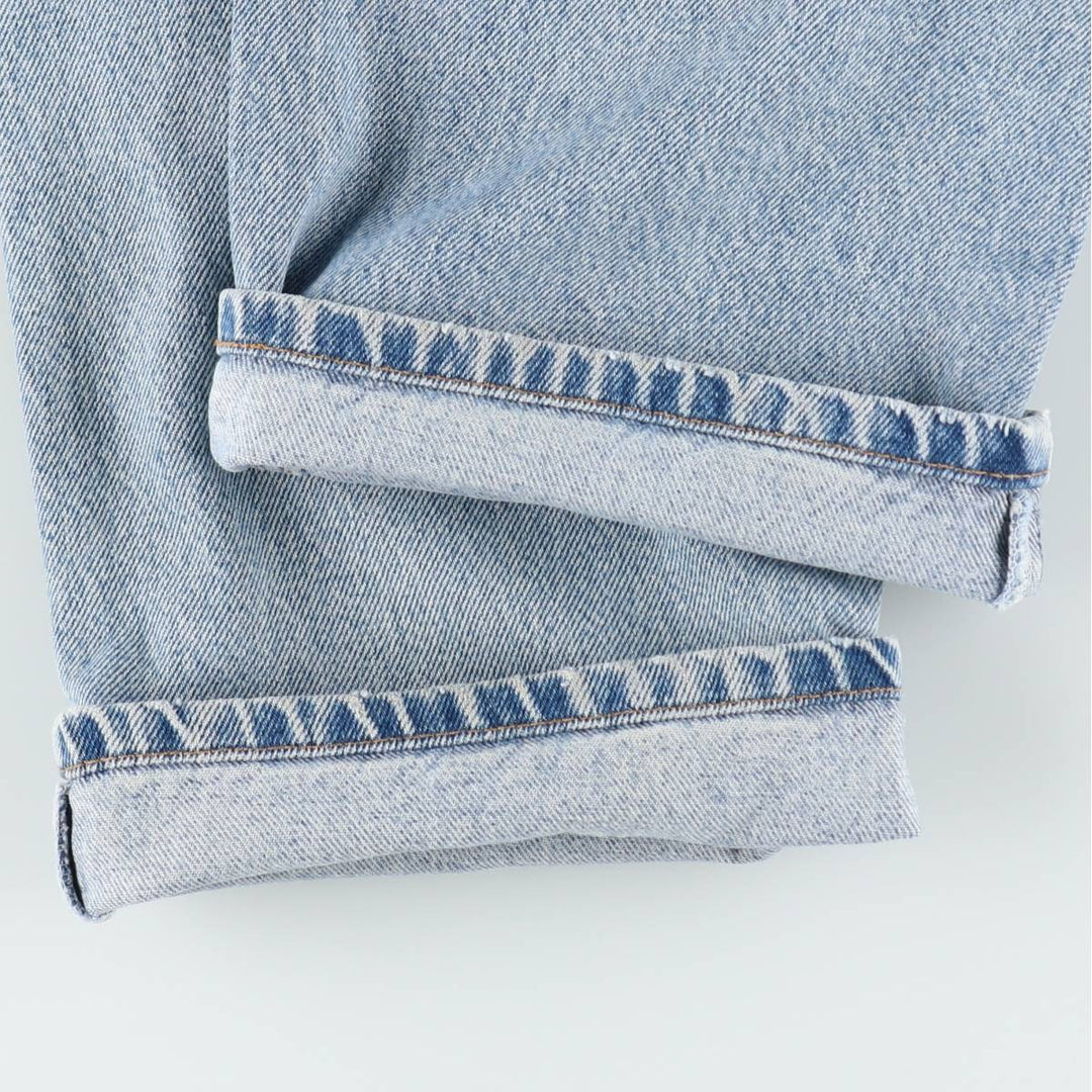 1990'S Levi's 505-4891 Regular Fit Tapered Denim Pants, Men's Size W34 (approx.), Vintage cotton blue type Vintage Second Hand