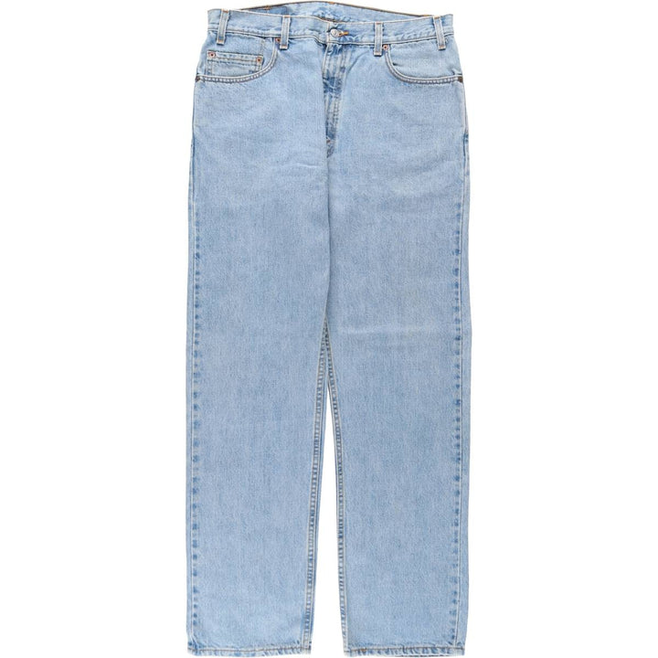 1990'S Levi's 505-4834 Regular Fit Straight Leg Tapered Denim Pants, Made in USA, Men's Size W35 (approx.), Vintage cotton blue type Vintage Second Hand