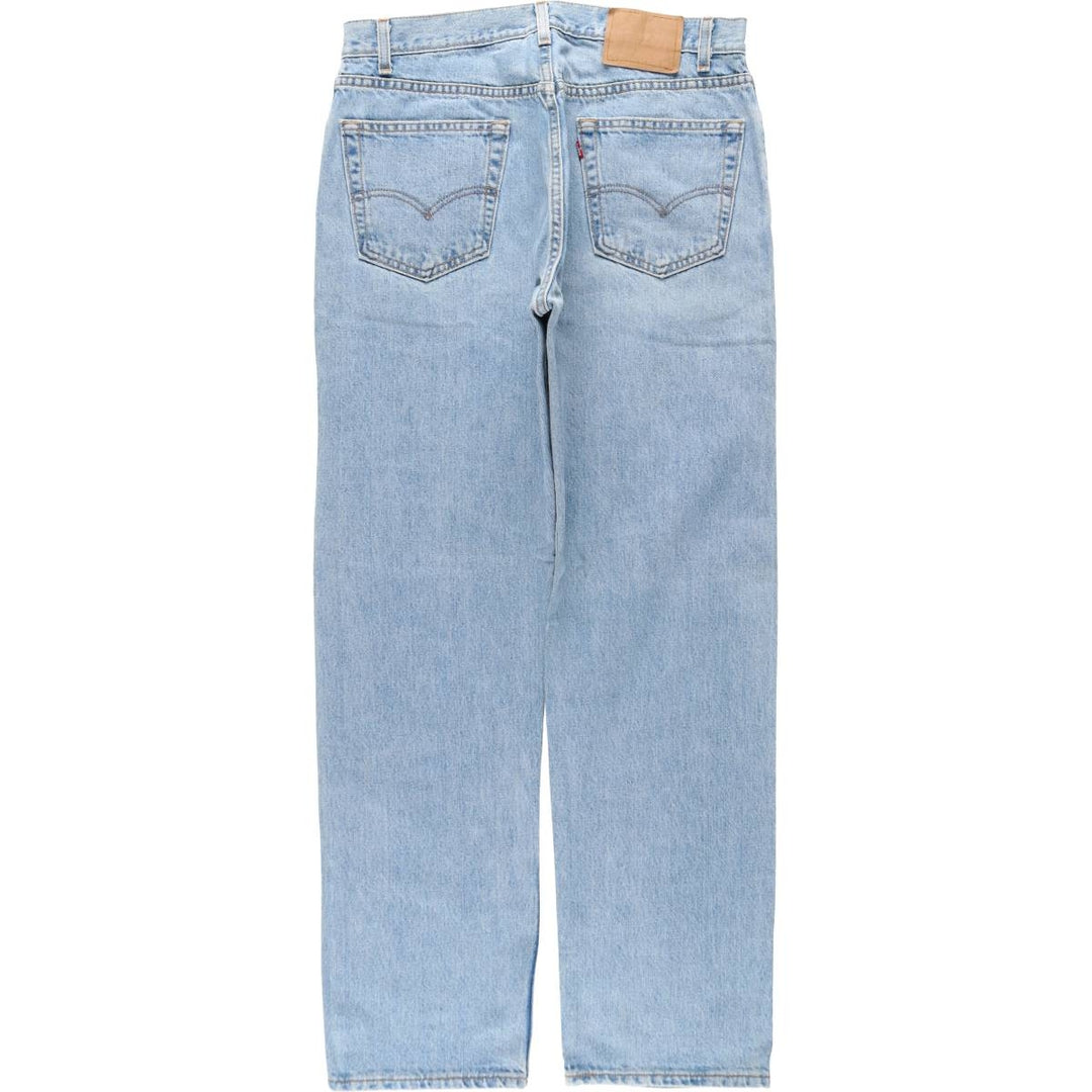 1990'S Levi's 505-4834 Regular Fit Straight Leg Tapered Denim Pants, Made in USA, Men's Size W35 (approx.), Vintage cotton blue type Vintage Second Hand