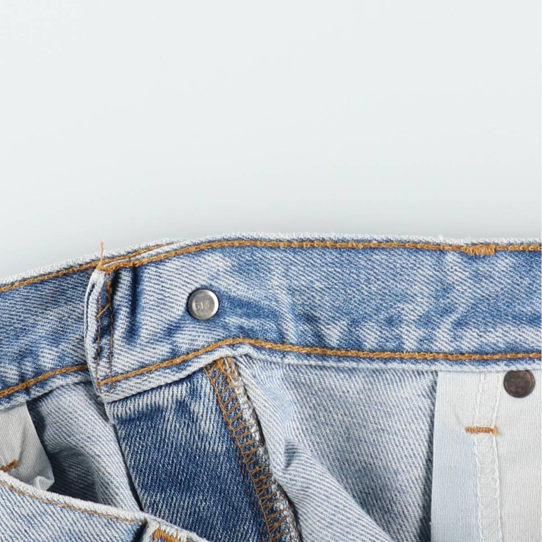 1990'S Levi's 505-4834 Regular Fit Straight Leg Tapered Denim Pants, Made in USA, Men's Size W35 (approx.), Vintage cotton blue type Vintage Second Hand
