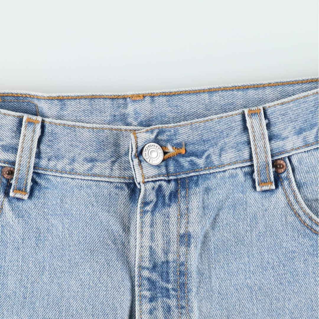 1990'S Levi's 505-4834 Regular Fit Straight Leg Tapered Denim Pants, Made in USA, Men's Size W35 (approx.), Vintage cotton blue type Vintage Second Hand