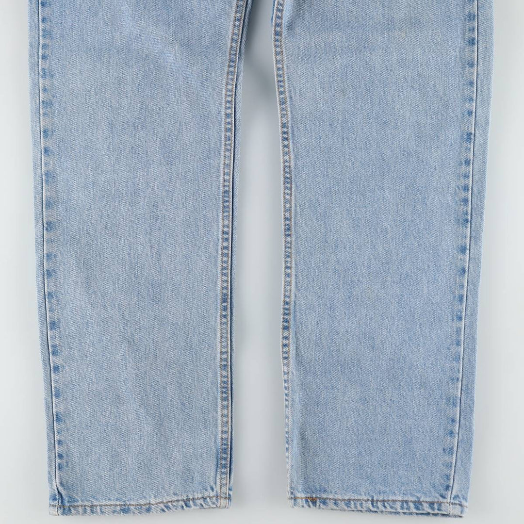 1990'S Levi's 505-4834 Regular Fit Straight Leg Tapered Denim Pants, Made in USA, Men's Size W35 (approx.), Vintage cotton blue type Vintage Second Hand