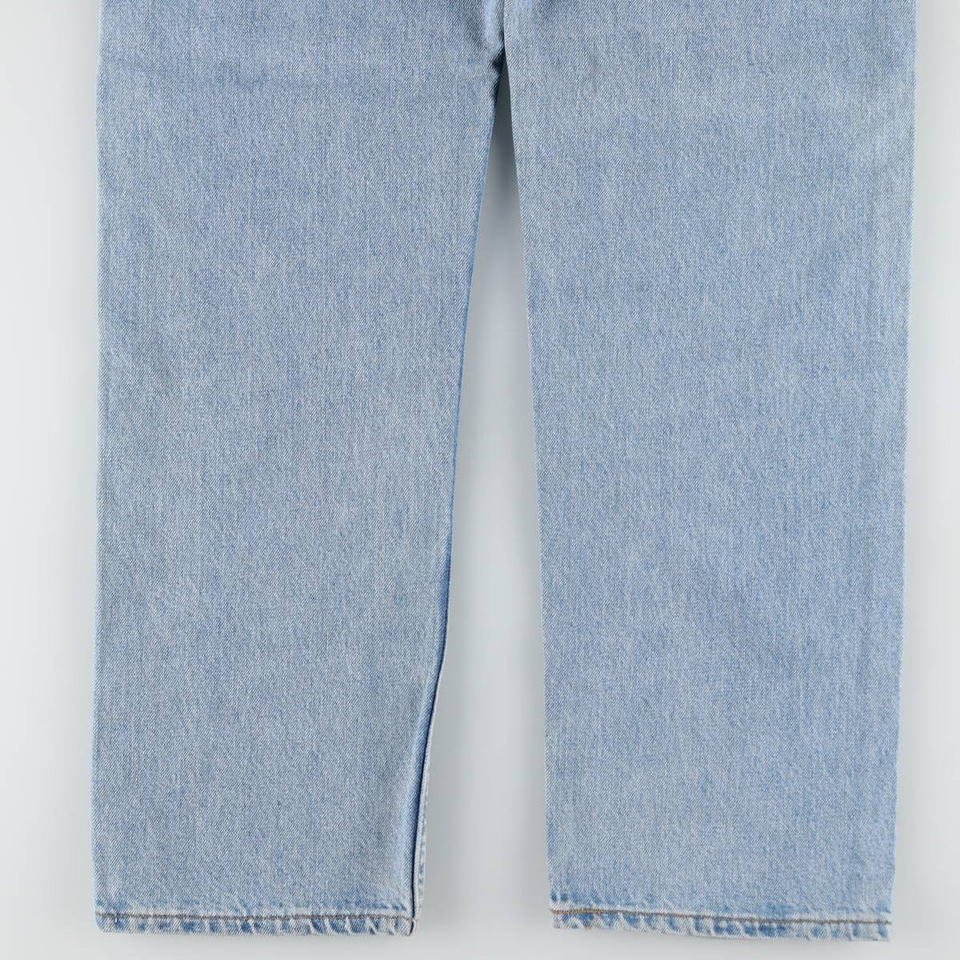 1990'S Levi's 505-4834 Regular Fit Straight Leg Tapered Denim Pants, Made in USA, Men's Size W35 (approx.), Vintage cotton blue type Vintage Second Hand