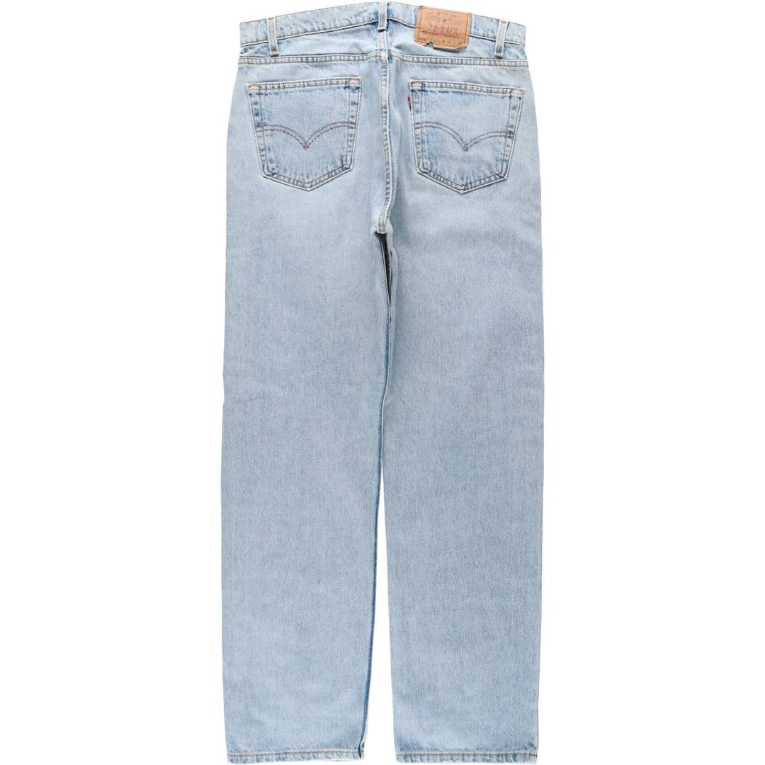 1990'S Levi's 505-4891 Regular Fit Straight Leg Tapered Denim Pants, Made in USA, Men's Size W36 (approx.), Vintage cotton Blue type light blue Vintage Second Hand