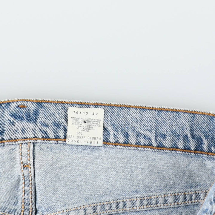 1990'S Levi's 505-4891 Regular Fit Straight Leg Tapered Denim Pants, Made in USA, Men's Size W36 (approx.), Vintage cotton Blue type light blue Vintage Second Hand