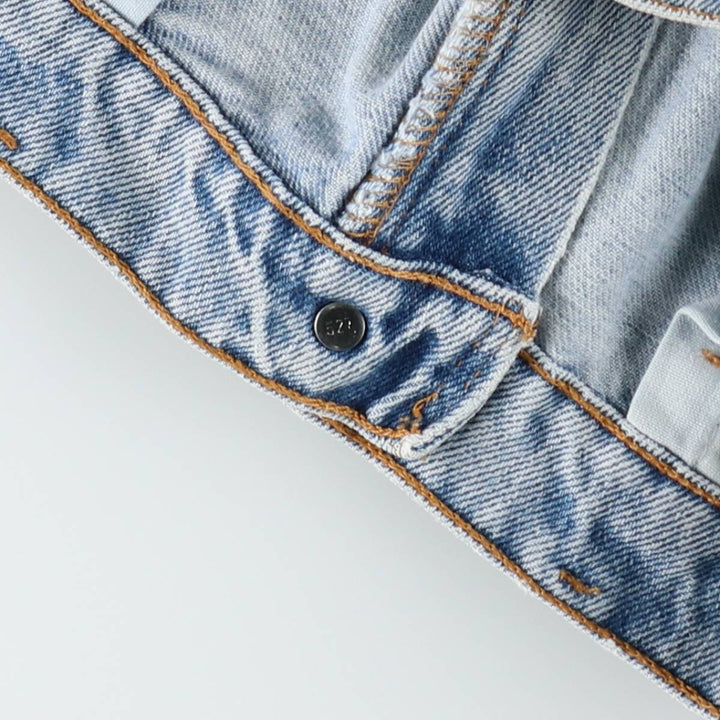 1990'S Levi's 505-4891 Regular Fit Straight Leg Tapered Denim Pants, Made in USA, Men's Size W36 (approx.), Vintage cotton Blue type light blue Vintage Second Hand