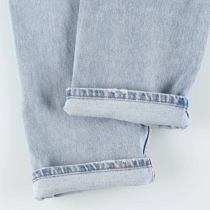 1990'S Levi's 505-4891 Regular Fit Straight Leg Tapered Denim Pants, Made in USA, Men's Size W36 (approx.), Vintage cotton Blue type light blue Vintage Second Hand