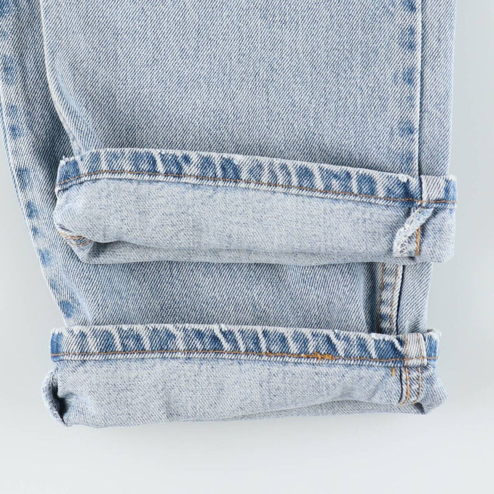 1990'S Levi's 505-4891 Regular Fit Straight Leg Tapered Denim Pants, Made in USA, Men's Size W36 (approx.), Vintage cotton Blue type light blue Vintage Second Hand