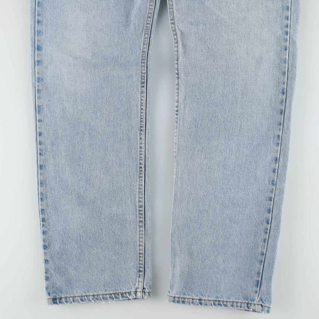 1990'S Levi's 505-4891 Regular Fit Straight Leg Tapered Denim Pants, Made in USA, Men's Size W36 (approx.), Vintage cotton Blue type light blue Vintage Second Hand
