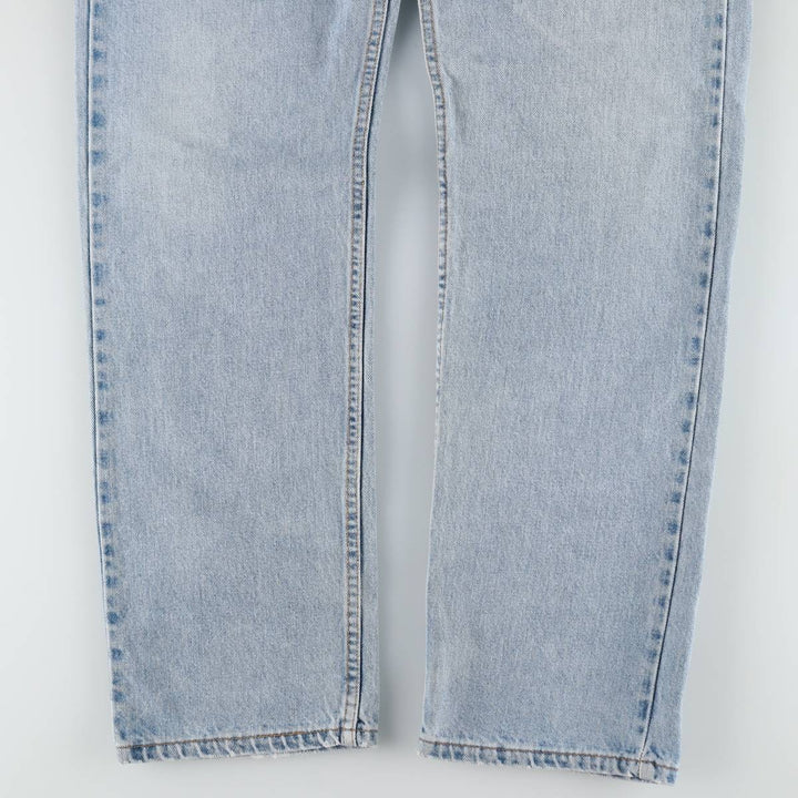 1990'S Levi's 505-4891 Regular Fit Straight Leg Tapered Denim Pants, Made in USA, Men's Size W36 (approx.), Vintage cotton Blue type light blue Vintage Second Hand