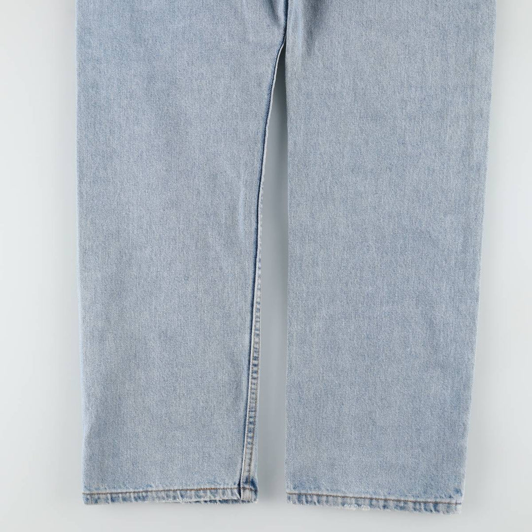 1990'S Levi's 505-4891 Regular Fit Straight Leg Tapered Denim Pants, Made in USA, Men's Size W36 (approx.), Vintage cotton Blue type light blue Vintage Second Hand