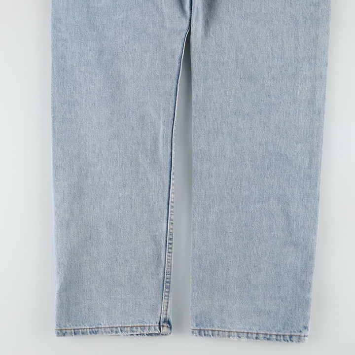1990'S Levi's 505-4891 Regular Fit Straight Leg Tapered Denim Pants, Made in USA, Men's Size W36 (approx.), Vintage cotton Blue type light blue Vintage Second Hand