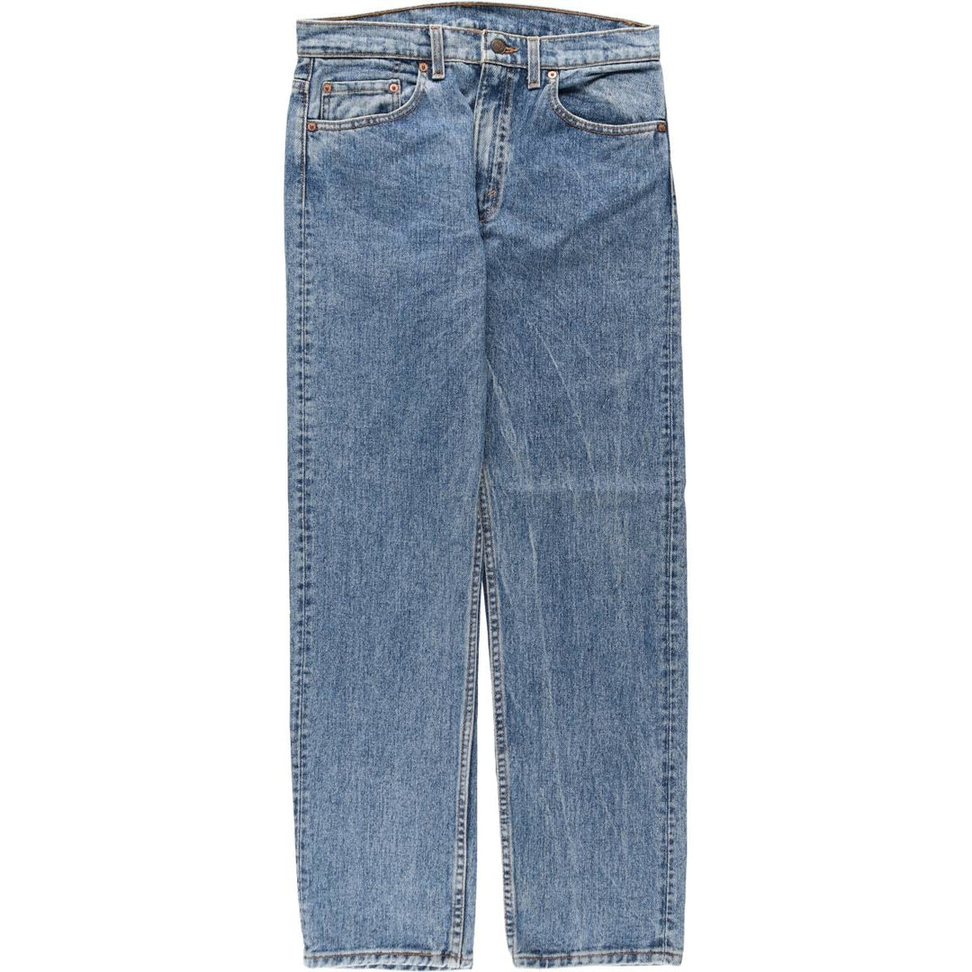 90'S Levi's 505-4891 Tapered Denim Pants, Made in USA, Men's, Size W32, Vintage cotton blue type Vintage Second Hand