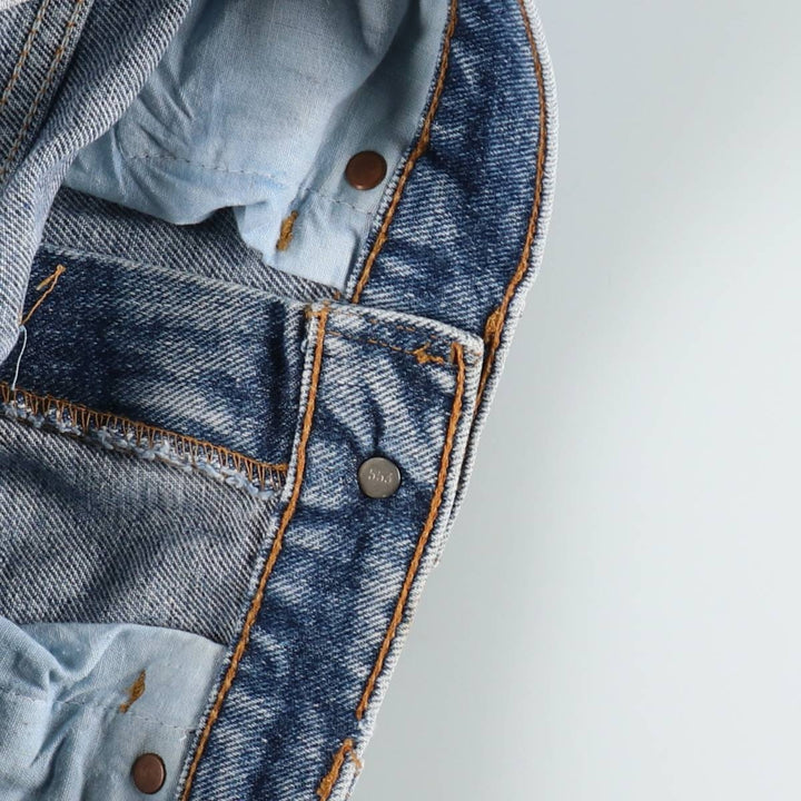 90'S Levi's 505-4891 Tapered Denim Pants, Made in USA, Men's, Size W32, Vintage cotton blue type Vintage Second Hand