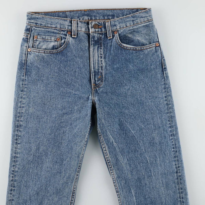 90'S Levi's 505-4891 Tapered Denim Pants, Made in USA, Men's, Size W32, Vintage cotton blue type Vintage Second Hand