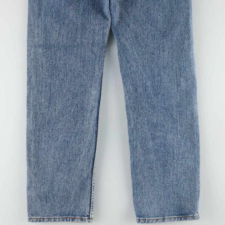 90'S Levi's 505-4891 Tapered Denim Pants, Made in USA, Men's, Size W32, Vintage cotton blue type Vintage Second Hand