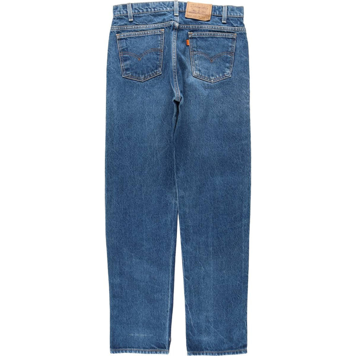 90'S Levi's 20505-0217 Orange Tab Tapered Denim Pants Made in USA Men's W34 Vintage cotton blue type Vintage Second Hand