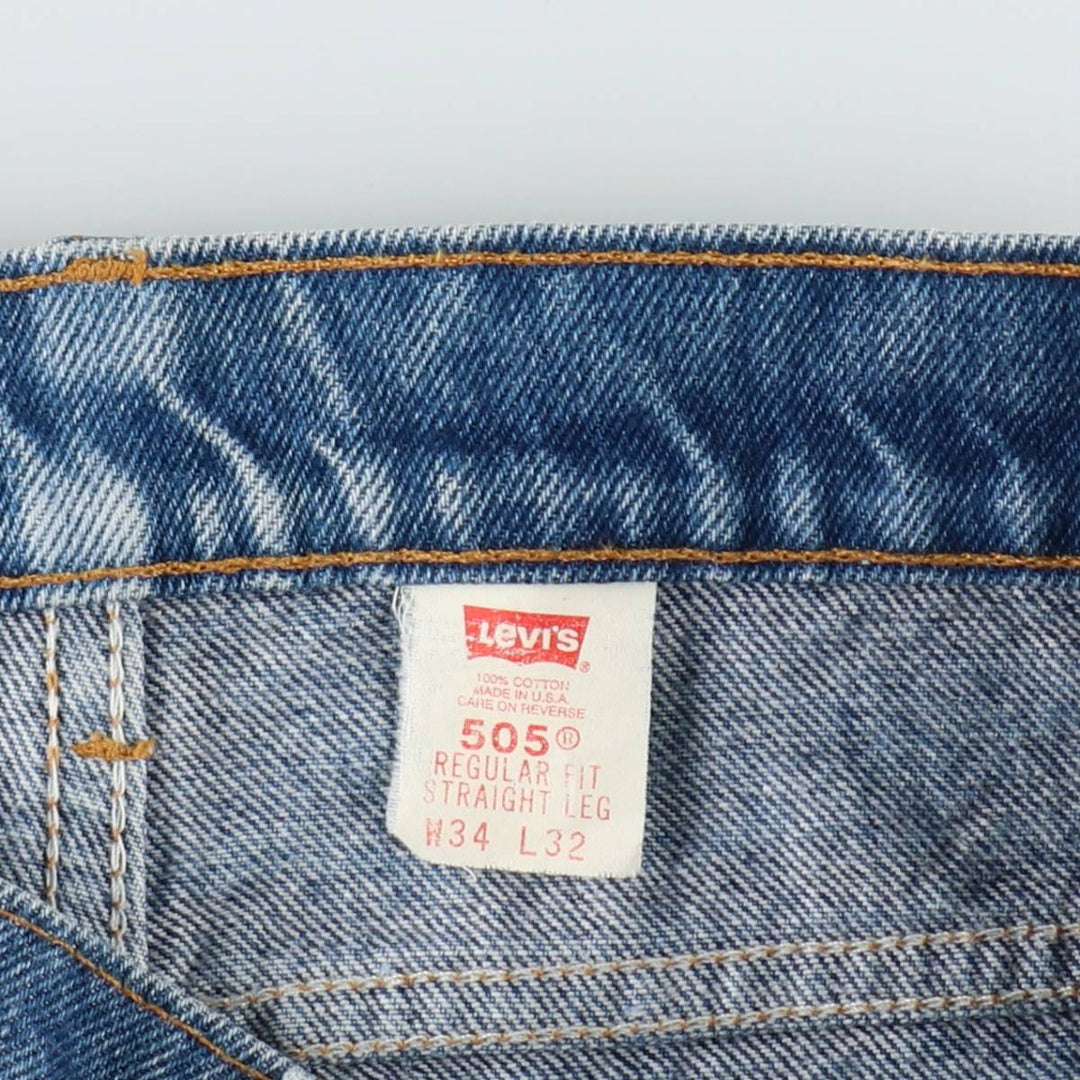 90'S Levi's 20505-0217 Orange Tab Tapered Denim Pants Made in USA Men's W34 Vintage cotton blue type Vintage Second Hand