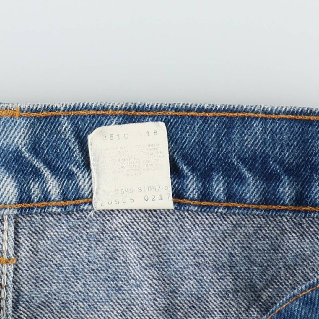 90'S Levi's 20505-0217 Orange Tab Tapered Denim Pants Made in USA Men's W34 Vintage cotton blue type Vintage Second Hand