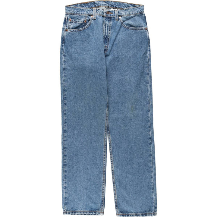 90'S Levi's 505 REGULAR FIT STRAIGHT LEG Tapered Denim Pants Made in USA Men's W32 Vintage cotton blue type Vintage Second Hand
