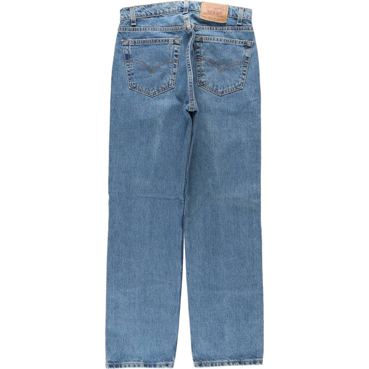90'S Levi's 505 REGULAR FIT STRAIGHT LEG Tapered Denim Pants Made in USA Men's W32 Vintage cotton blue type Vintage Second Hand