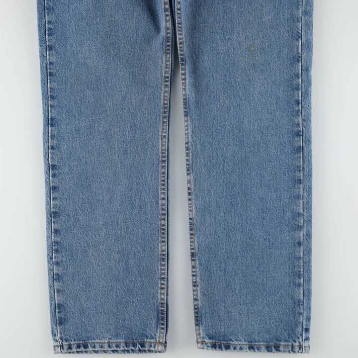 90'S Levi's 505 REGULAR FIT STRAIGHT LEG Tapered Denim Pants Made in USA Men's W32 Vintage cotton blue type Vintage Second Hand