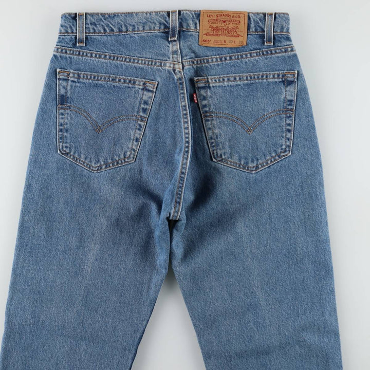 90'S Levi's 505 REGULAR FIT STRAIGHT LEG Tapered Denim Pants Made in USA Men's W32 Vintage cotton blue type Vintage Second Hand
