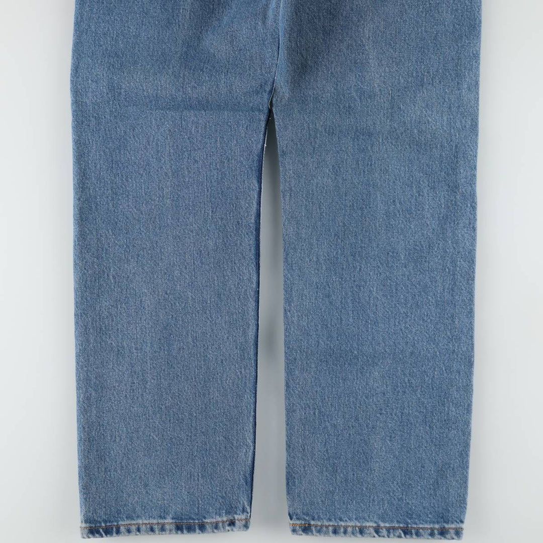 90'S Levi's 505 REGULAR FIT STRAIGHT LEG Tapered Denim Pants Made in USA Men's W32 Vintage cotton blue type Vintage Second Hand